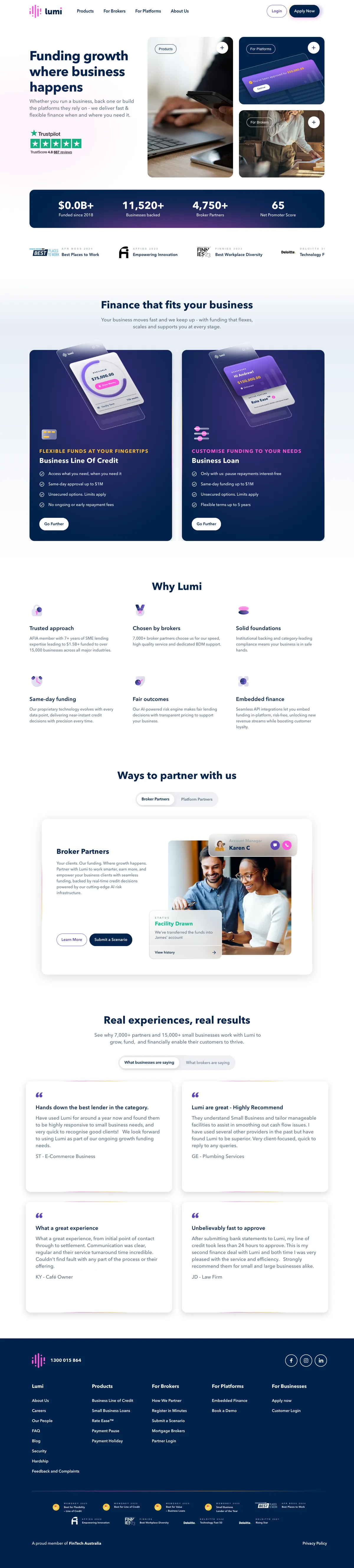 Lumi website